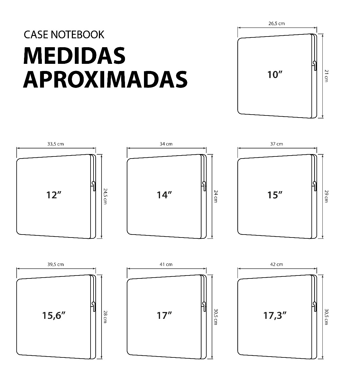 Medidas Capa Notebook Promocional Neoplex Personalizada