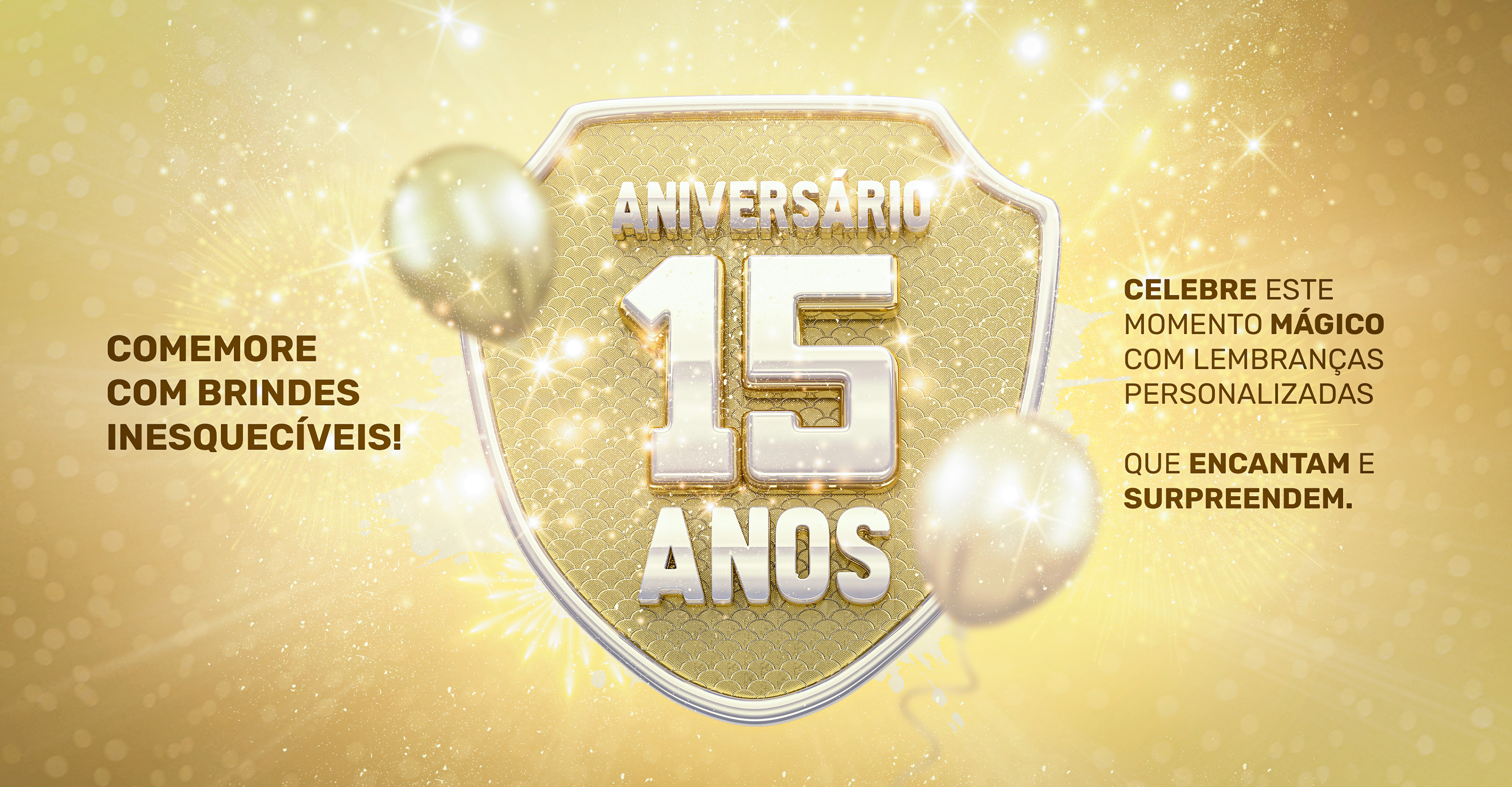 Banner Brindes para Festa de 15 anos Personalizados